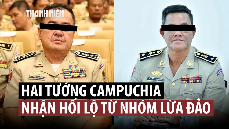 Hai tướng cảnh sát Campuchia bị bắt vì nghi ngờ nhận hối lộ từ nhóm lừa đảo trực tuyến