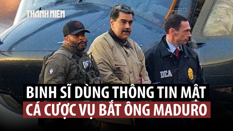 Phát hiện lính Mỹ thắng cược nhờ thông tin mật về vụ bắt giữ Tổng thống Venezuela