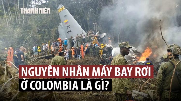 Máy bay Colombia quân sự rơi, 69 người thiệt mạng: Xác định một nguyên nhân