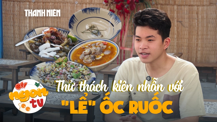 Thử thách 'lể' ốc ruốc bằng gai chanh: Nét mộc mạc miền Trung giữa lòng Sài Gòn