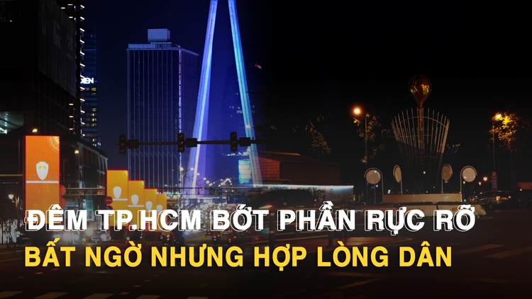 Nhiều biển quảng cáo, đèn trang trí ở trung tâm TP.HCM đồng loạt 'ngủ sớm', người dân nói gì?