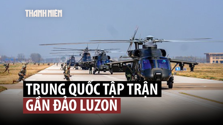 Hạm đội Trung Quốc tập trận gần Philippines