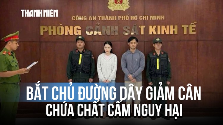 Bắt vợ chồng chủ đường dây sản xuất trà giảm cân Emo’s chứa chất cấm Sibutramine