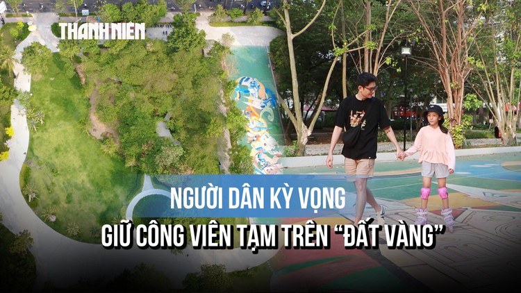 Sức hút kỳ lạ từ công viên tạm trên 'đất vàng': Nơi trẻ nhỏ có sân patin, người lớn có chỗ thở