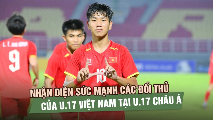 Nhận diện sức mạnh các đối thủ của U.17 Việt Nam tại U.17 châu Á 2026