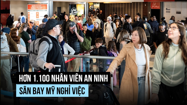 Hơn 1.100 nhân viên an ninh sân bay Mỹ nghỉ việc giữa bế tắc ngân sách