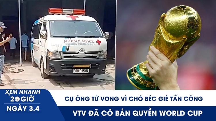 Xem nhanh 20h ngày 3.4: Cụ ông tử vong vì chó béc giê tấn công | VTV đã có bản quyền World Cup