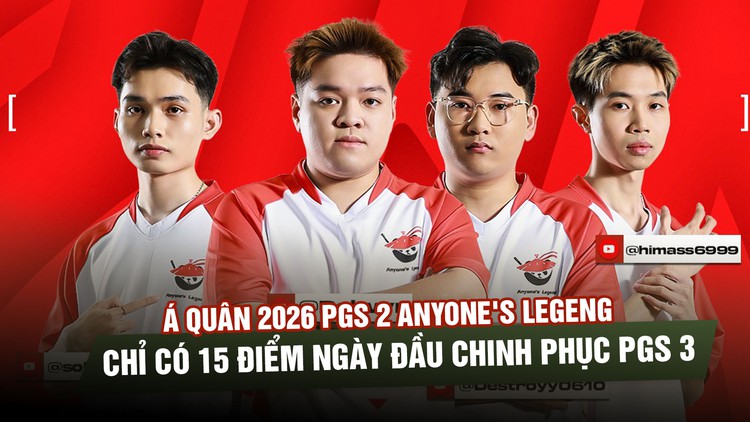 Đại diện Việt Nam Anyone's Legend hụt hơi ngày đầu chinh phục PGS 3