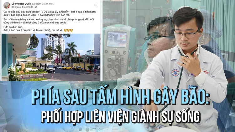 Phía sau tấm hình 'gây bão': ‘chiến thần’ phối hợp liên viện cứu sản phụ