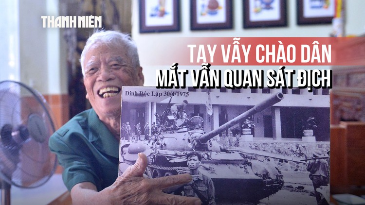 Gặp người có 'nụ cười chiến thắng' trong ngày thống nhất