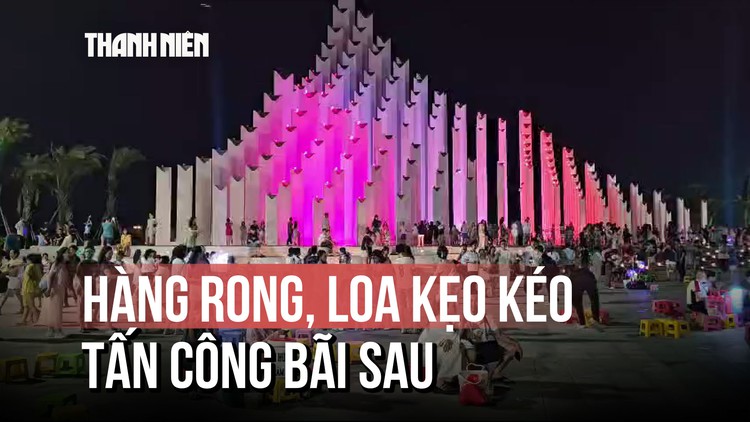 Hàng rong tái diễn, loa kẹo kéo 'tấn công' công viên Bãi Sau Vũng Tàu