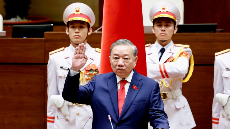 [VIDEO] Tổng Bí thư Tô Lâm tuyên thệ nhậm chức Chủ tịch nước