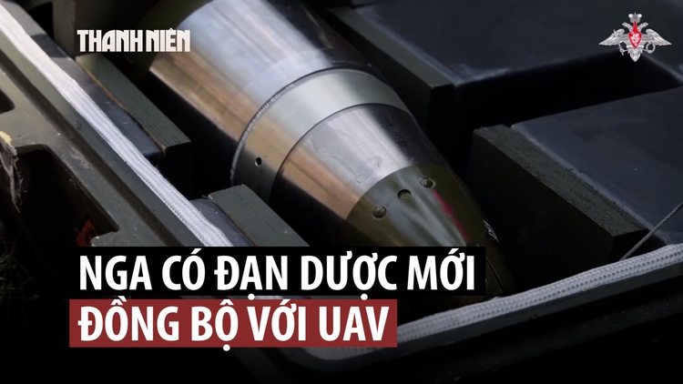 Đạn pháo thông minh Krasnopol đồng bộ với UAV sau khi Nga nâng cấp