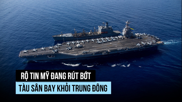 Mỹ rút bớt tàu sân bay khỏi Trung Đông?