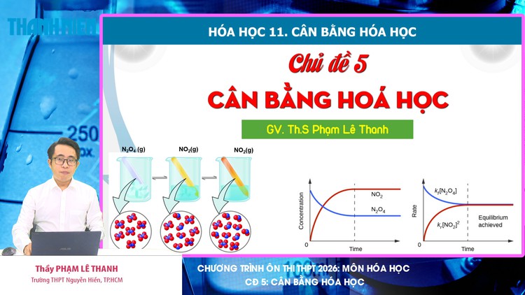 BÍ QUYẾT ÔN THI THPT 2026 | Môn hóa | Chuyên đề 5 | Cân bằng hóa học