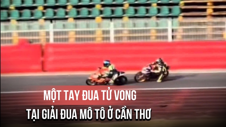 Tay đua trẻ tử vong sau sự cố mất lái ở giải đua mô tô ở Cần Thơ