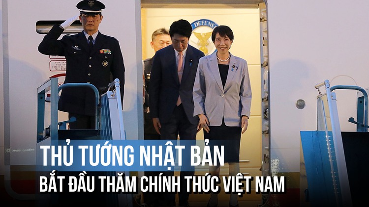 Thủ tướng Nhật Bản Takaichi Sanae đến Hà Nội, bắt đầu thăm chính thức Việt Nam