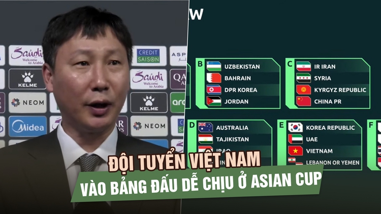 Đội tuyển Việt Nam vào bảng đấu dễ chịu ở Asian Cup: Hàn Quốc, UAE góp mặt