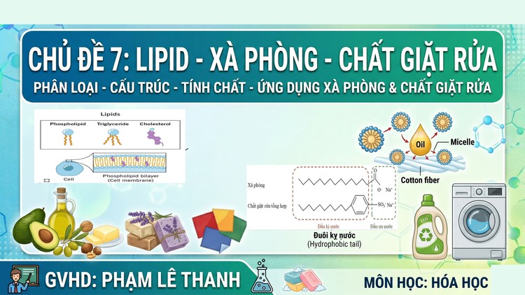 BÍ QUYẾT ÔN THI THPT 2026 | Môn hóa | Chuyên đề 7 | Ester Lipid - Xà phòng - Chất giặt rửa (Phần 2)