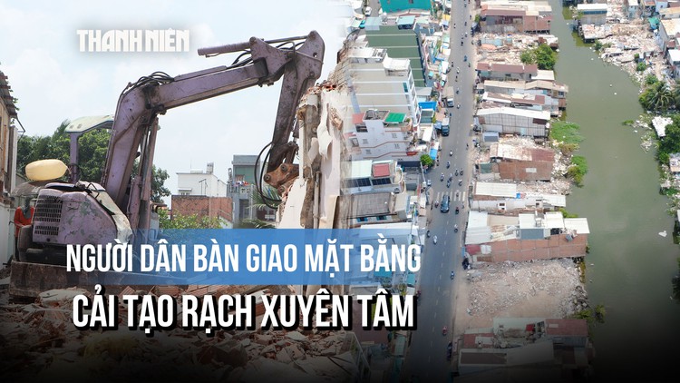 Người dân ven rạch Xuyên Tâm tháo dỡ nhà, bàn giao mặt bằng hướng tới diện mạo mới