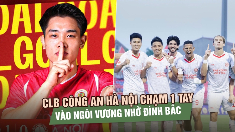 Vòng 22 V-League: CLB Công an Hà Nội chạm 1 tay vào ngôi vương nhờ Đình Bắc