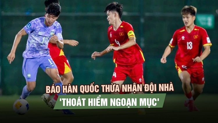 Báo Hàn Quốc thừa nhận đội nhà bị U.17 Việt Nam dồn vào thế khó: 'Thoát hiểm ngoạn mục'