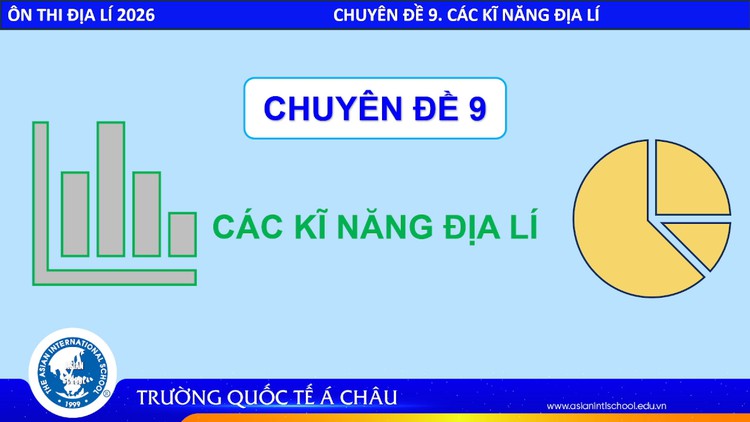 BÍ QUYẾT ÔN THI THPT 2026 | Môn địa lý | Chuyên đề 9 | Các kỹ năng địa lý