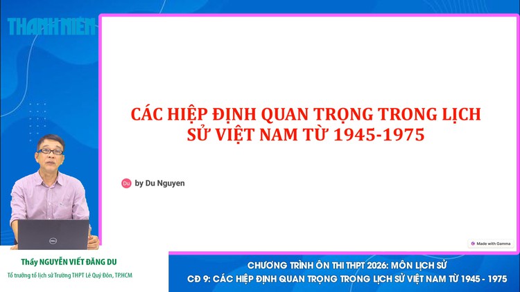 BÍ QUYẾT ÔN THI THPT 2026 | Môn lịch sử | Chuyên đề 9 | Các Hiệp định quan trọng trong lịch sử Việt Nam từ 1945 đến 1975
