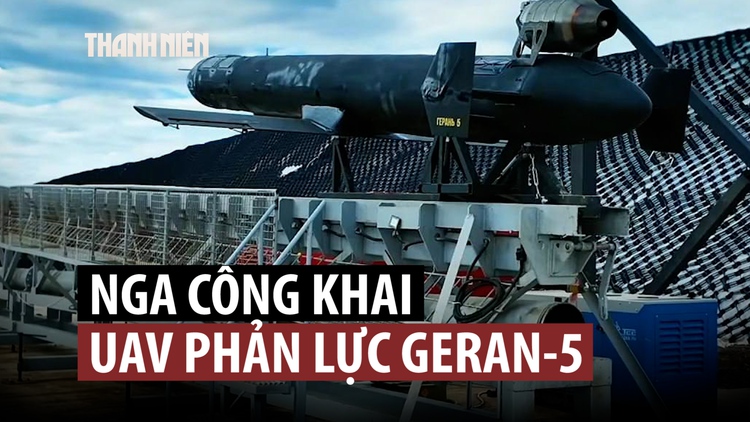 UAV tự sát phản lực Geran-5 của Nga ra mắt