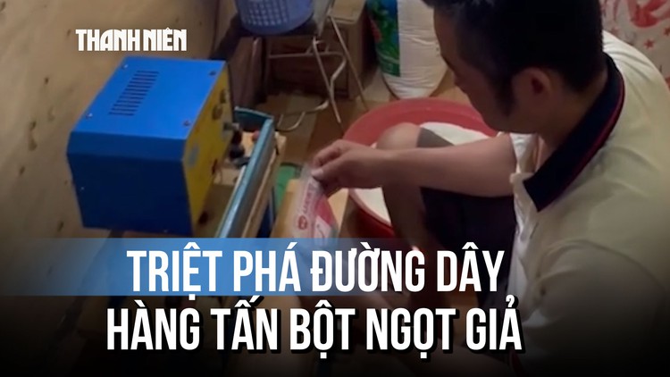 Triệt phá đường dây sản xuất hàng tấn bột ngọt giả Ajinomoto từ nguyên liệu trôi nổi
