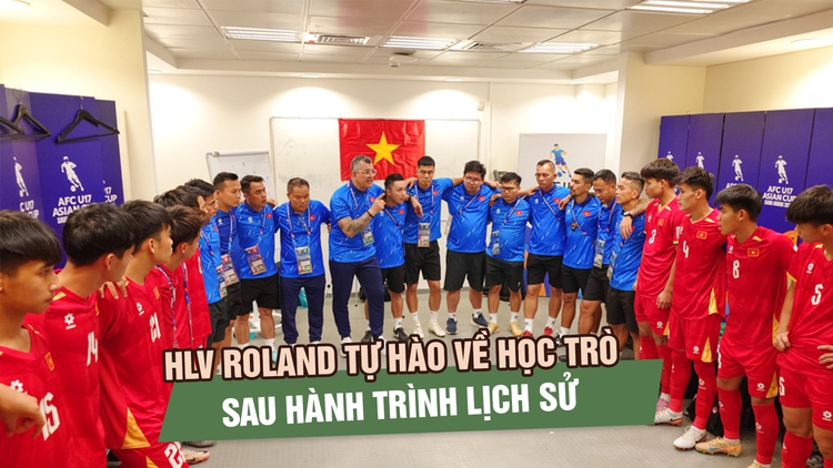 Dừng bước ở tứ kết, HLV Roland tự hào về U.17 Việt Nam sau vé dự World Cup lịch sử