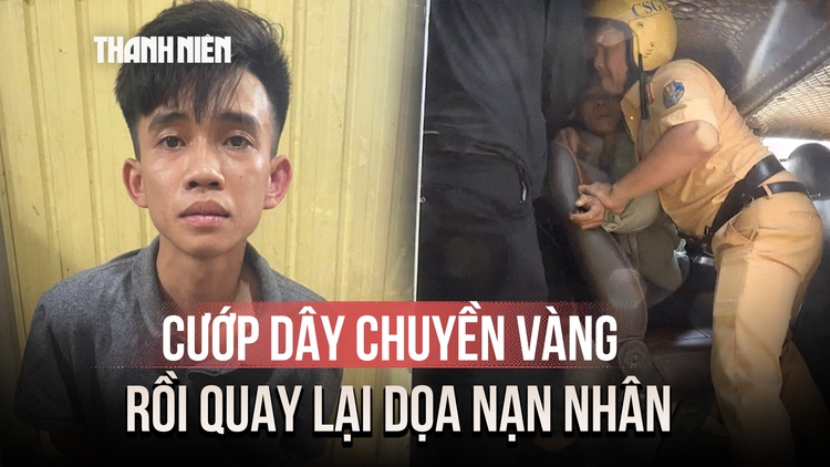 Chặn xe khách, bắt nghi phạm cướp dây chuyền vàng ở Gia Lai