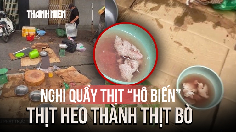 Xác minh thông tin nghi bán thịt bò giả ở Quy Nhơn