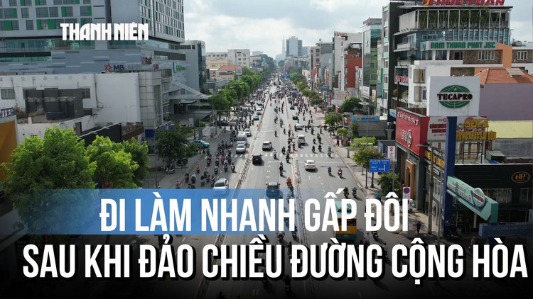 Đảo chiều đường Cộng Hòa, người dân thoát cảnh dậy sớm đi làm vì sợ ùn tắc