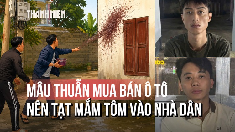 TP.HCM: Mâu thuẫn mua bán ô tô, 2 thanh niên tạt mắm tôm vào nhà dân