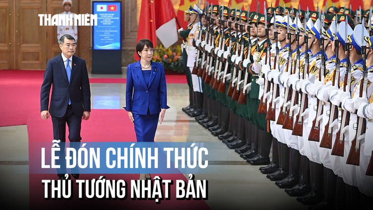 Thủ tướng Lê Minh Hưng chủ trì lễ đón chính thức Thủ tướng Nhật Bản