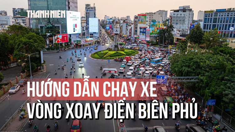 TP.HCM sắp đổi cách chạy xe ở vòng xoay Điện Biên Phủ: Người dân chú ý cách đi