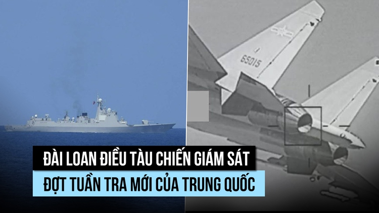 Trung Quốc tuần tra sẵn sàng chiến đấu, Đài Loan điều tàu chiến theo dõi
