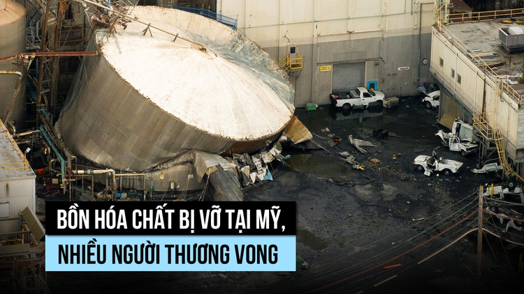 Vỡ bồn hóa chất gây thương vong tại Mỹ