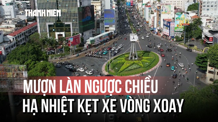 Giải pháp độc lạ 'mượn' làn ngược chiều trên cầu Điện Biên Phủ giúp vòng xoay hạ nhiệt kẹt xe