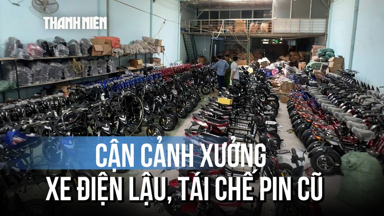 Triệt phá xưởng xe điện lậu và công nghệ tái chế pin cũ lừa người tiêu dùng