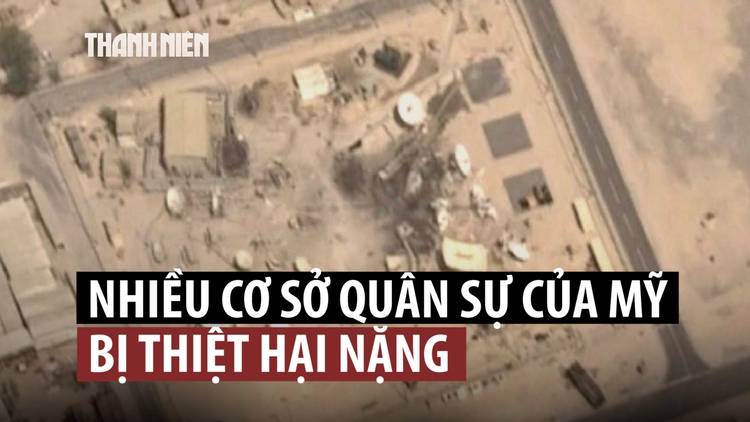 16 cơ sở quân sự Mỹ ở Trung Đông bị thiệt hại vì xung đột