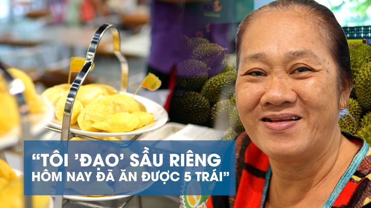 Ăn thỏa thích buffet sầu riêng ở TP.HCM: Cửa hàng thêm 2 tấn mới đủ