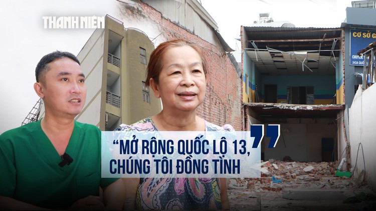Mở rộng quốc lộ 13: Căn nhà 5 tầng bị cắt một phần, chủ nhà vẫn vui vẻ vì lý do này