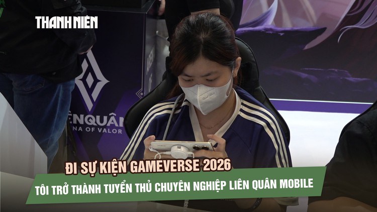 Booth Liên Quân Mobile tại GameVerse 2026 biến người chơi thành tuyển thủ chuyên nghiệp