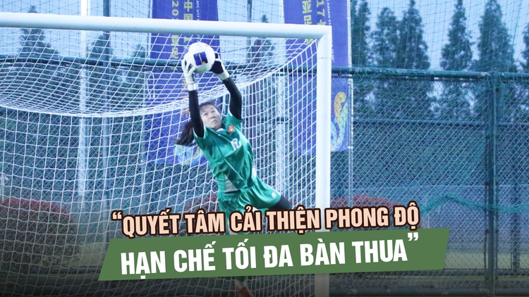 Thủ môn Cẩm My U.17 nữ Việt Nam tự tin trước đại chiến U.17 nữ Úc ở tứ kết châu Á