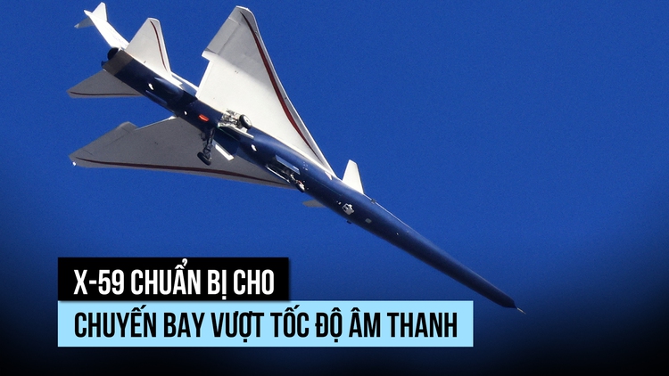 Phi cơ X-59 chuẩn bị vượt tốc độ âm thanh