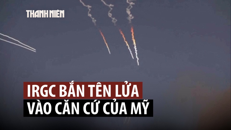 Vệ binh Cách mạng bắn vào các căn cứ vùng Vịnh sau khi Mỹ tấn công Iran