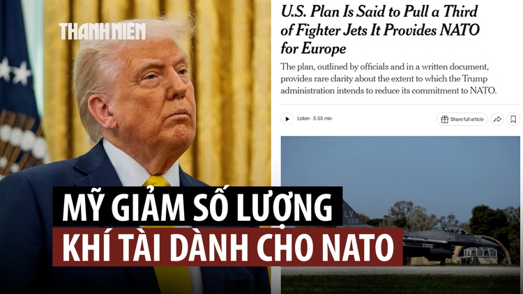Mỹ muốn giảm mạnh máy bay quân sự trong hoạt động NATO ở châu Âu?
