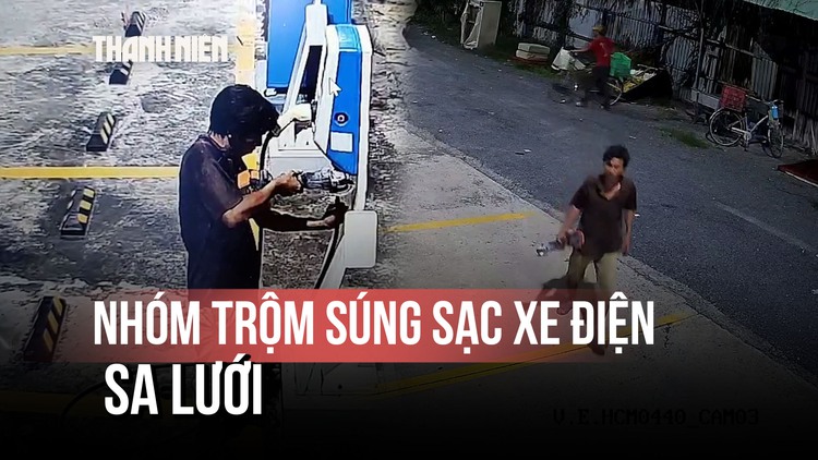 TP.HCM: Bắt nhóm cắt trộm súng sạc xe điện để lấy tiền mua rượu
